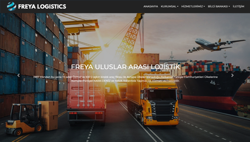 Freya Logistics Web Uygulama